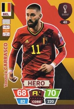 Yannick Carrasco Belgium Panini Adrenalyn XL World Cup 2022 Hero #40