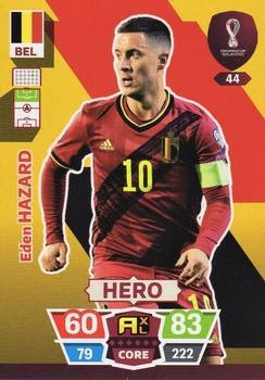 Eden Hazard Belgium Panini Adrenalyn XL World Cup 2022 Hero #44