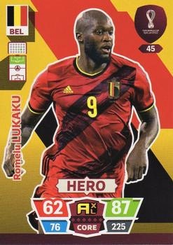 Romelu Lukaku Belgium Panini Adrenalyn XL World Cup 2022 Hero #45