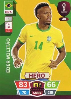 Eder Militao Brazil Panini Adrenalyn XL World Cup 2022 Hero #48