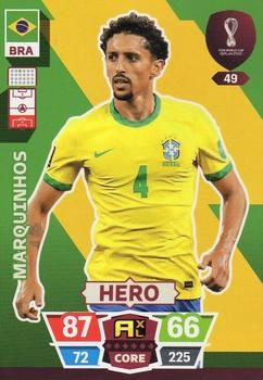 Marquinhos Brazil Panini Adrenalyn XL World Cup 2022 Hero #49
