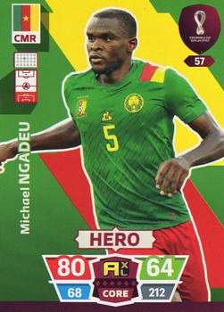 Michael Ngadeu Cameroon Panini Adrenalyn XL World Cup 2022 Hero #57