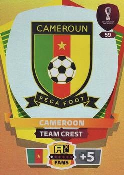 Team Crest Cameroon Panini Adrenalyn XL World Cup 2022 Team Crest #59