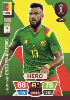Eric Maxim Choupo-Moting Cameroon Panini Adrenalyn XL World Cup 2022 Hero #62