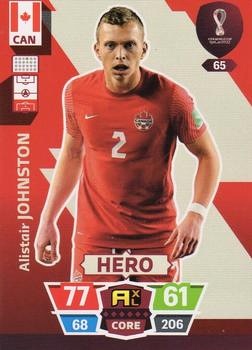 Alistair Johnston Canada Panini Adrenalyn XL World Cup 2022 Hero #65