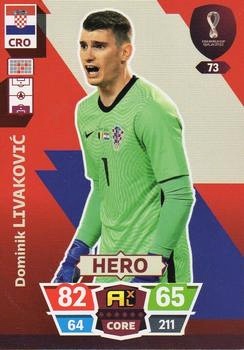 Dominik Livakovic Croatia Panini Adrenalyn XL World Cup 2022 Hero #73