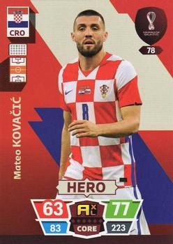 Mateo Kovacic Croatia Panini Adrenalyn XL World Cup 2022 Hero #78