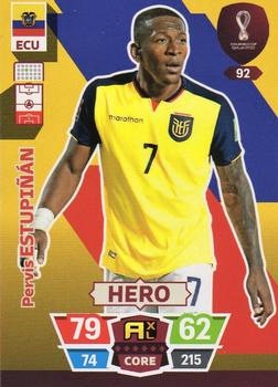 Pervis Estupinan Ecuador Panini Adrenalyn XL World Cup 2022 Hero #92