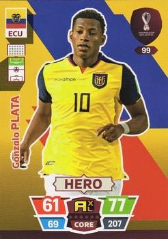 Gonzalo Plata Ecuador Panini Adrenalyn XL World Cup 2022 Hero #99