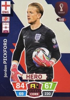 Jordan Pickford England Panini Adrenalyn XL World Cup 2022 Hero #100