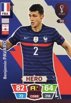 Benjamin Pavard France Panini Adrenalyn XL World Cup 2022 Hero #112