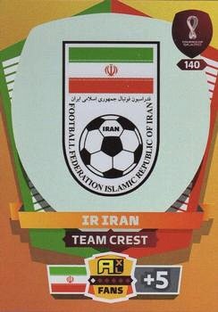 Team Crest Iran Panini Adrenalyn XL World Cup 2022 Team Crest #140