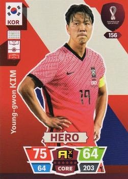 Young-gwon Kim South Korea Panini Adrenalyn XL World Cup 2022 Hero #156