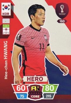 Hee-chan Hwang South Korea Panini Adrenalyn XL World Cup 2022 Hero #160