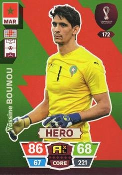 Yassine Bounou Morocco Panini Adrenalyn XL World Cup 2022 Hero #172