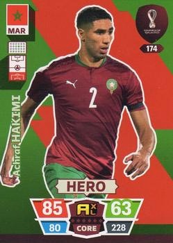 Achraf Hakimi Morocco Panini Adrenalyn XL World Cup 2022 Hero #174