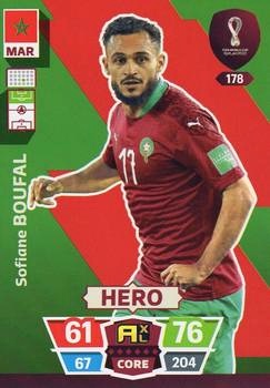 Sofiane Boufal Morocco Panini Adrenalyn XL World Cup 2022 Hero #178