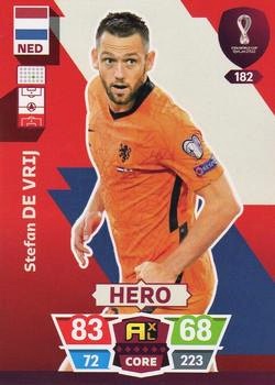Stefan de Vrij Netherlands Panini Adrenalyn XL World Cup 2022 Hero #182