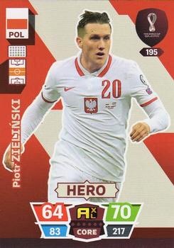 Piotr Zielinski Poland Panini Adrenalyn XL World Cup 2022 Hero #195
