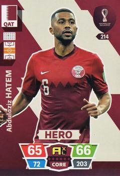 Abdulaziz Hatem Qatar Panini Adrenalyn XL World Cup 2022 Hero #214