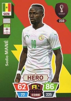 Sadio Mane Senegal Panini Adrenalyn XL World Cup 2022 Hero #233