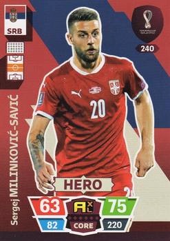 Sergej Milinkovic-Savic Serbia Panini Adrenalyn XL World Cup 2022 Hero #240