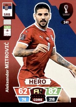 Aleksandar Mitrovic Serbia Panini Adrenalyn XL World Cup 2022 Hero #241