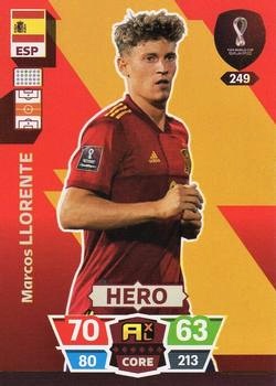 Marcos Llorente Spain Panini Adrenalyn XL World Cup 2022 Hero #249