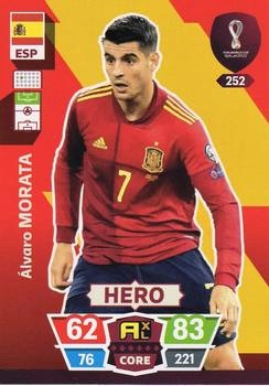Alvaro Morata Spain Panini Adrenalyn XL World Cup 2022 Hero #252