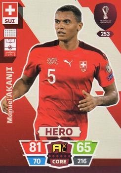 Manuel Akanji Switzerland Panini Adrenalyn XL World Cup 2022 Hero #253