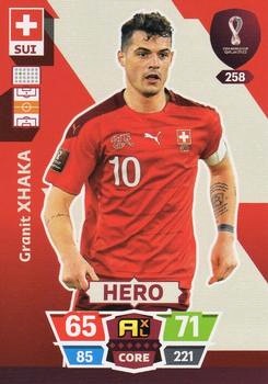 Granit Xhaka Switzerland Panini Adrenalyn XL World Cup 2022 Hero #258