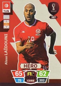 Aissa Laidouni Tunisia Panini Adrenalyn XL World Cup 2022 Hero #267