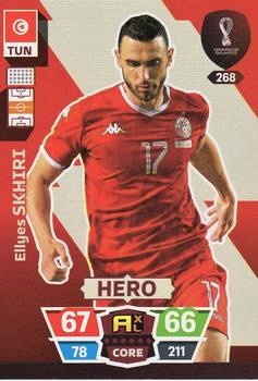 Ellyes Skhiri Tunisia Panini Adrenalyn XL World Cup 2022 Hero #268