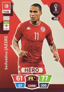 Seifeddine Jaziri Tunisia Panini Adrenalyn XL World Cup 2022 Hero #269