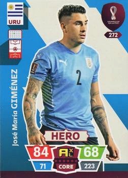 Jose Maria Gimenez Uruguay Panini Adrenalyn XL World Cup 2022 Hero #272