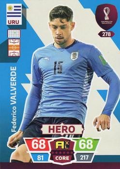 Federico Valverde Uruguay Panini Adrenalyn XL World Cup 2022 Hero #278