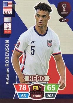 Antonee Robinson USA Panini Adrenalyn XL World Cup 2022 Hero #281