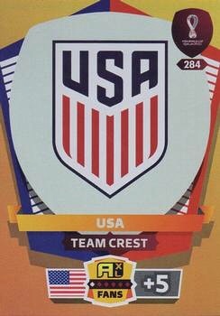 Team Crest USA Panini Adrenalyn XL World Cup 2022 Team Crest #284