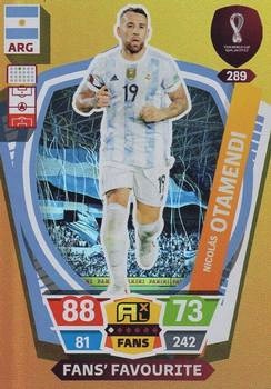 Nicolas Otamendi Argentina Panini Adrenalyn XL World Cup 2022 Fans' Favourite #289