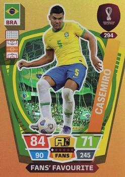 Casemiro Brazil Panini Adrenalyn XL World Cup 2022 Fans' Favourite #294