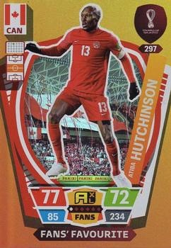 Atiba Hutchinson Canada Panini Adrenalyn XL World Cup 2022 Fans' Favourite #297