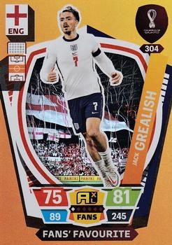 Jack Grealish England Panini Adrenalyn XL World Cup 2022 Fans' Favourite #304