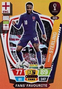 Raheem Sterling England Panini Adrenalyn XL World Cup 2022 Fans' Favourite #305