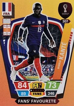 N'Golo Kante France Panini Adrenalyn XL World Cup 2022 Fans' Favourite #307