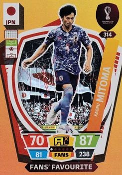 Kaoru Mitoma Japan Panini Adrenalyn XL World Cup 2022 Fans' Favourite #314