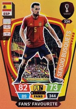 Sergio Busquets Spain Panini Adrenalyn XL World Cup 2022 Fans' Favourite #334