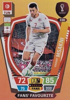 Youssef Msakni Tunisia Panini Adrenalyn XL World Cup 2022 Fans' Favourite #338