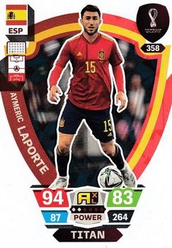 Aymeric Laporte Spain Panini Adrenalyn XL World Cup 2022 Titan #358