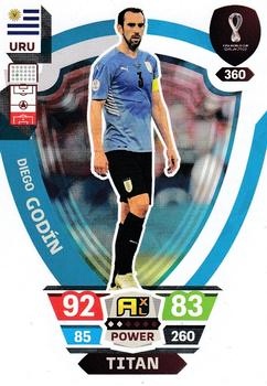 Diego Godin Uruguay Panini Adrenalyn XL World Cup 2022 Titan #360