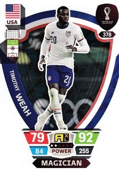 Timothy Weah USA Panini Adrenalyn XL World Cup 2022 Magician #378